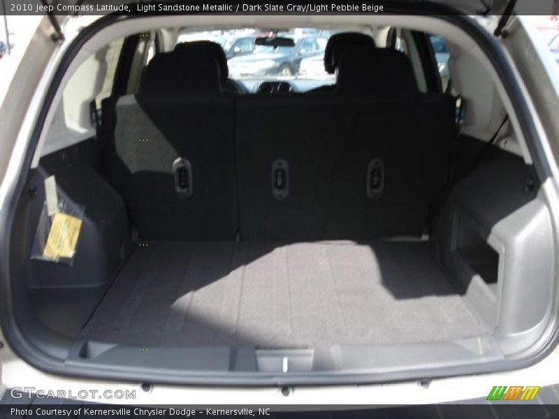 Light Sandstone Metallic / Dark Slate Gray/Light Pebble Beige 2010 Jeep Compass Latitude