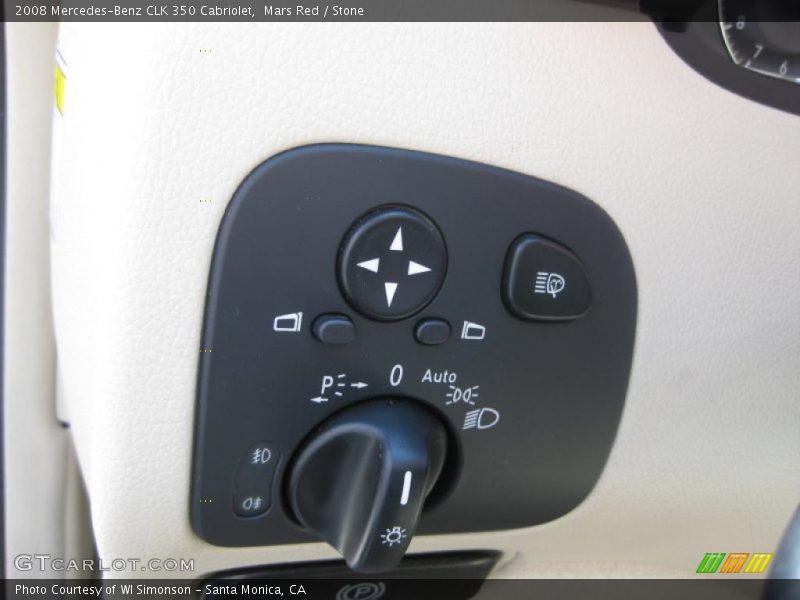 Mars Red / Stone 2008 Mercedes-Benz CLK 350 Cabriolet