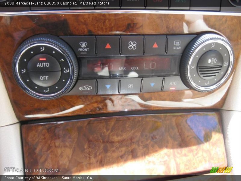 Mars Red / Stone 2008 Mercedes-Benz CLK 350 Cabriolet