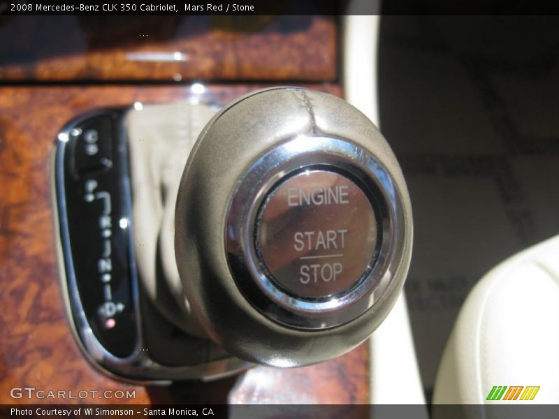Mars Red / Stone 2008 Mercedes-Benz CLK 350 Cabriolet