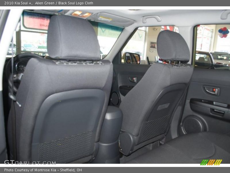 Alien Green / Black Soul Logo Cloth 2010 Kia Soul +