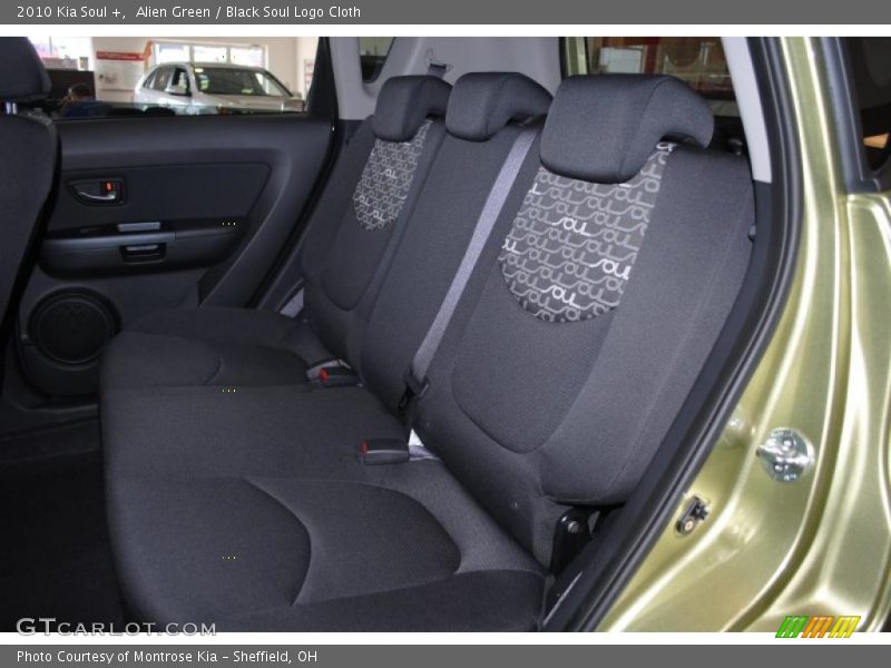 Alien Green / Black Soul Logo Cloth 2010 Kia Soul +