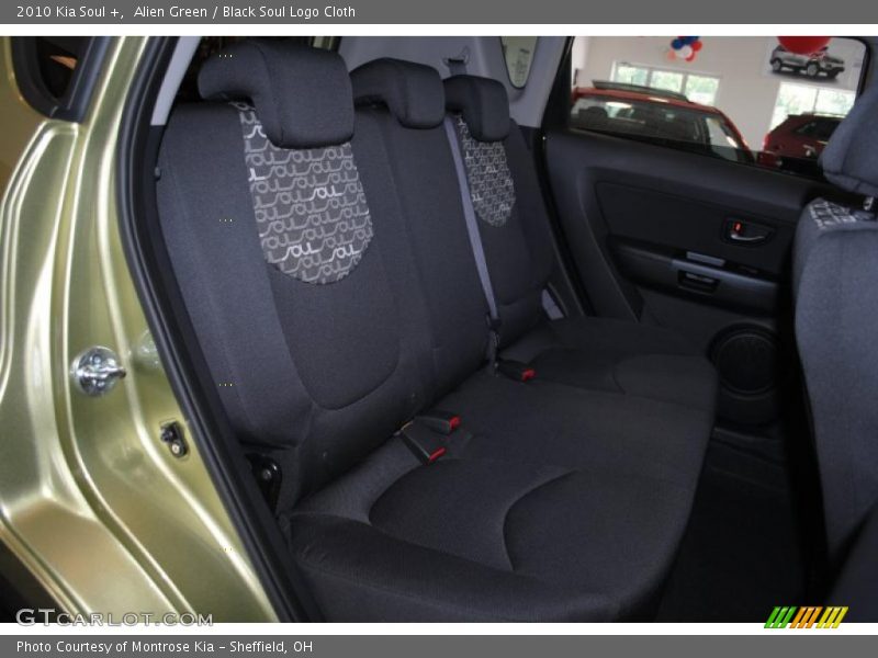 Alien Green / Black Soul Logo Cloth 2010 Kia Soul +