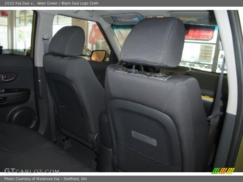 Alien Green / Black Soul Logo Cloth 2010 Kia Soul +