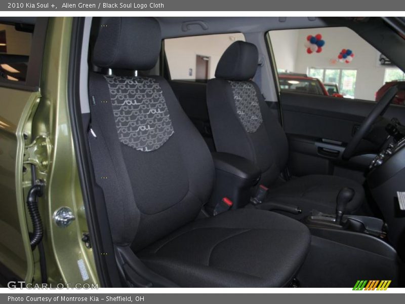 Alien Green / Black Soul Logo Cloth 2010 Kia Soul +