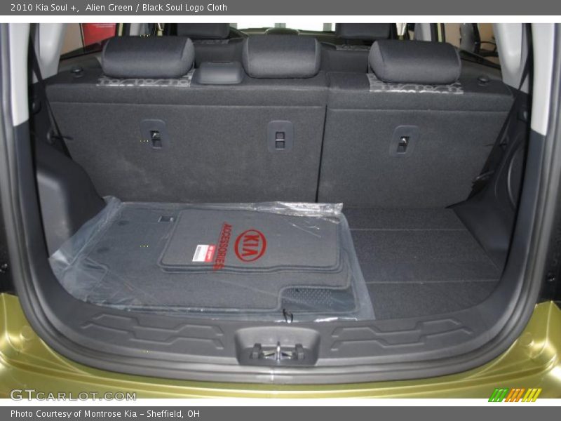 Alien Green / Black Soul Logo Cloth 2010 Kia Soul +