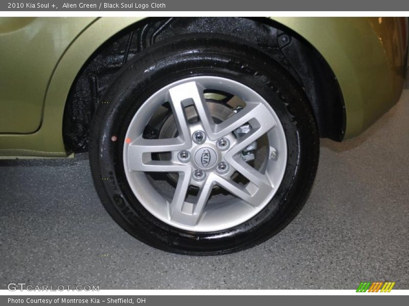 Alien Green / Black Soul Logo Cloth 2010 Kia Soul +