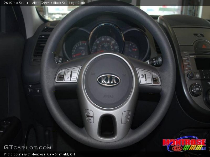 Alien Green / Black Soul Logo Cloth 2010 Kia Soul +