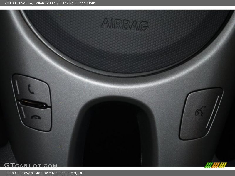 Alien Green / Black Soul Logo Cloth 2010 Kia Soul +