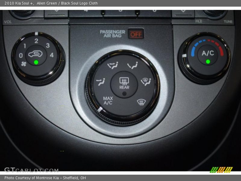 Alien Green / Black Soul Logo Cloth 2010 Kia Soul +