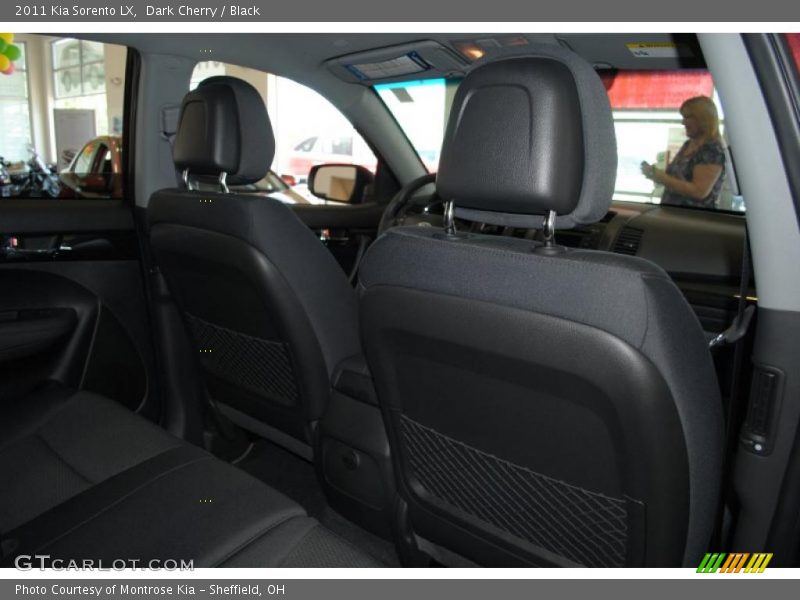 Dark Cherry / Black 2011 Kia Sorento LX