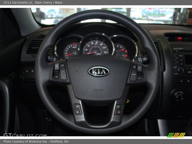 Dark Cherry / Black 2011 Kia Sorento LX