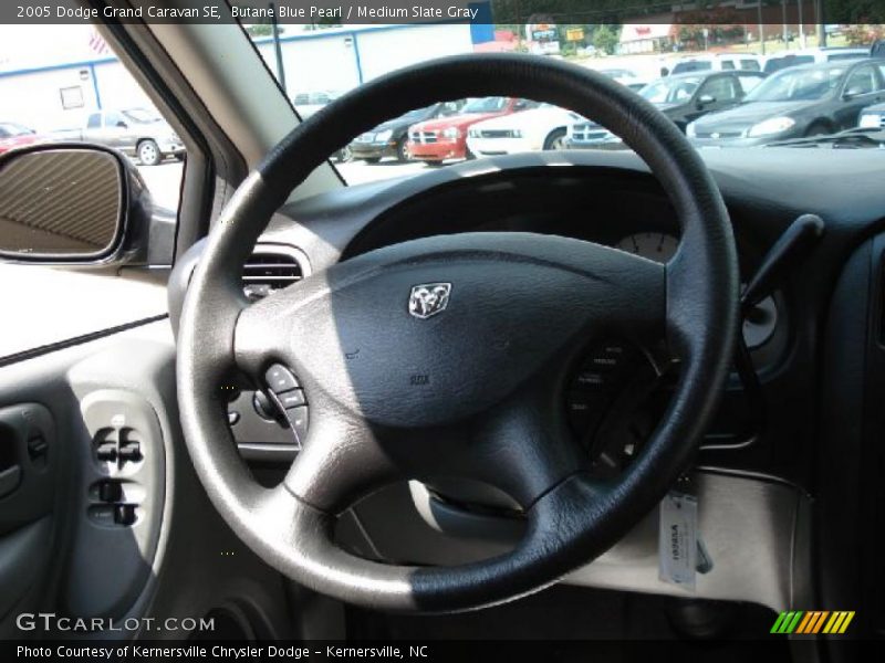 Butane Blue Pearl / Medium Slate Gray 2005 Dodge Grand Caravan SE