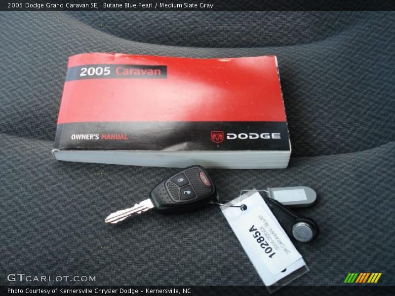 Butane Blue Pearl / Medium Slate Gray 2005 Dodge Grand Caravan SE