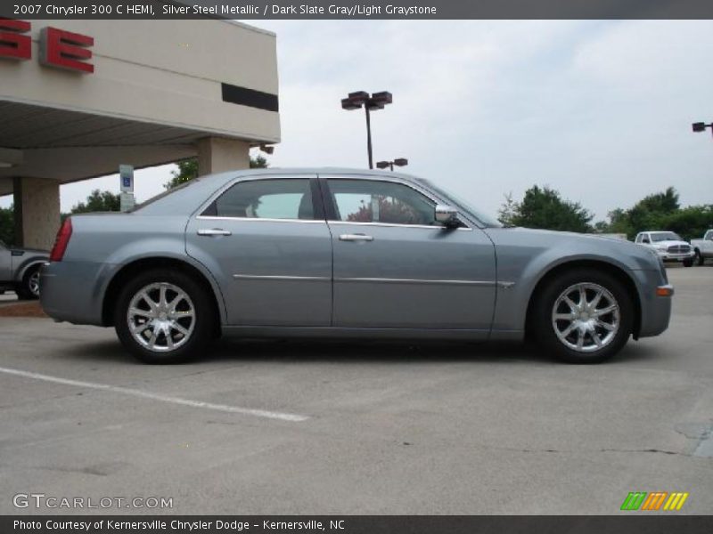Silver Steel Metallic / Dark Slate Gray/Light Graystone 2007 Chrysler 300 C HEMI