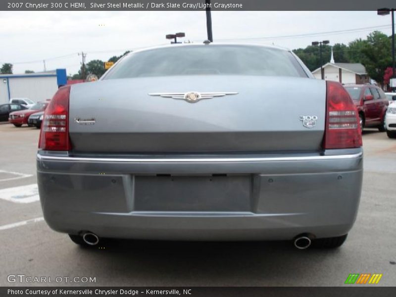 Silver Steel Metallic / Dark Slate Gray/Light Graystone 2007 Chrysler 300 C HEMI