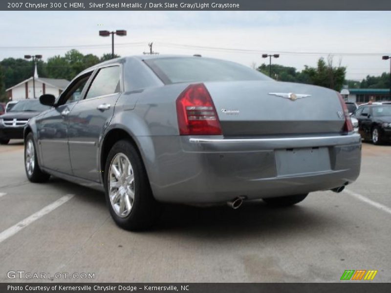 Silver Steel Metallic / Dark Slate Gray/Light Graystone 2007 Chrysler 300 C HEMI