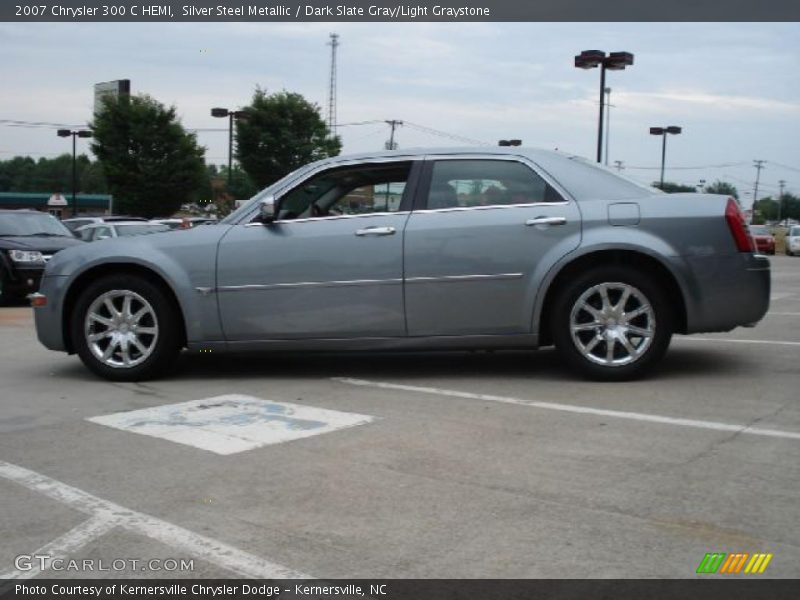 Silver Steel Metallic / Dark Slate Gray/Light Graystone 2007 Chrysler 300 C HEMI