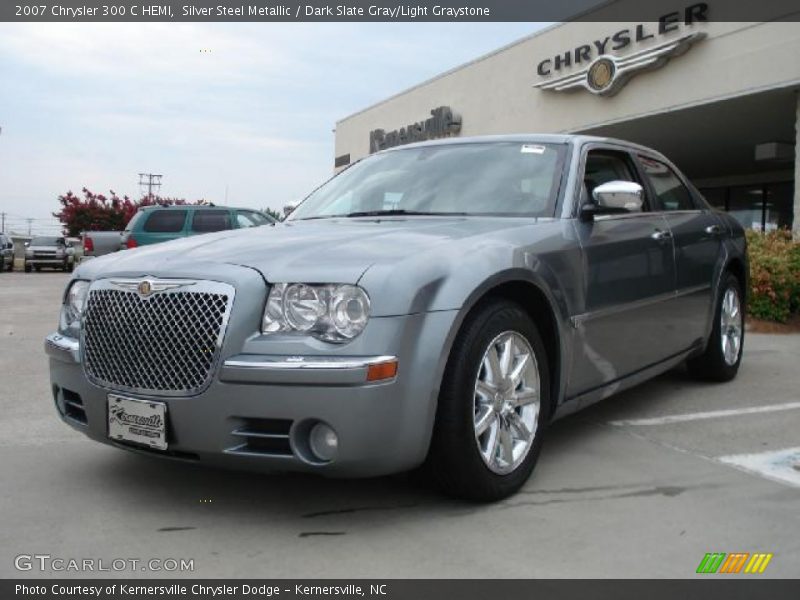 Silver Steel Metallic / Dark Slate Gray/Light Graystone 2007 Chrysler 300 C HEMI