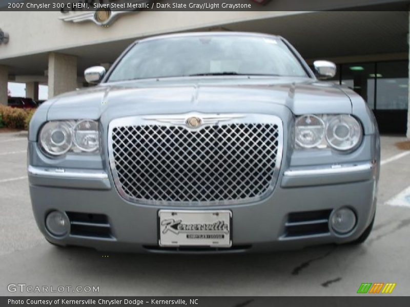 Silver Steel Metallic / Dark Slate Gray/Light Graystone 2007 Chrysler 300 C HEMI