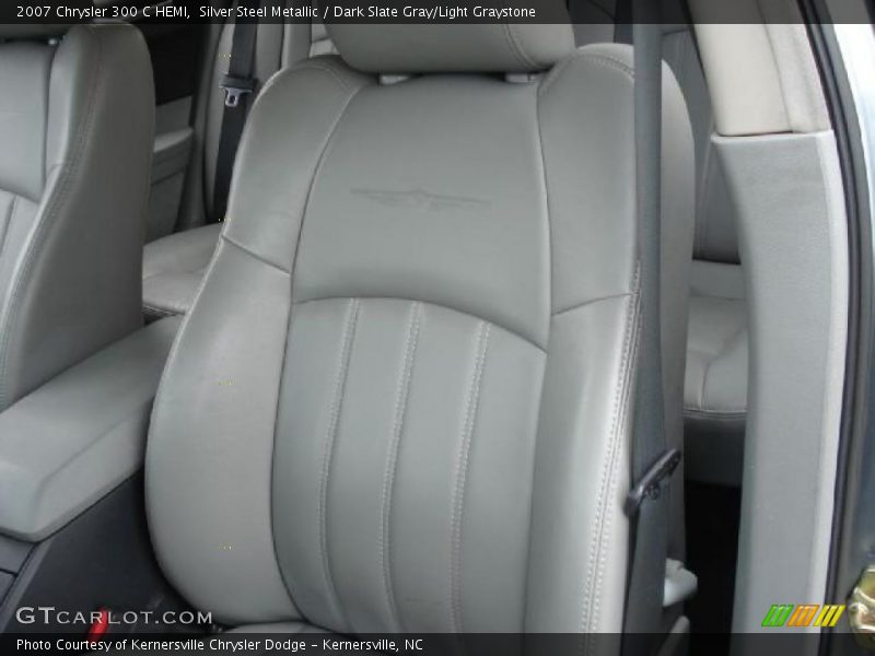 Silver Steel Metallic / Dark Slate Gray/Light Graystone 2007 Chrysler 300 C HEMI