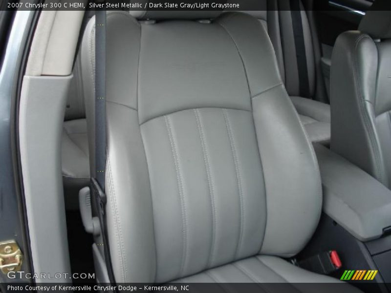Silver Steel Metallic / Dark Slate Gray/Light Graystone 2007 Chrysler 300 C HEMI