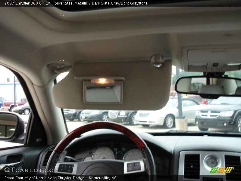 Silver Steel Metallic / Dark Slate Gray/Light Graystone 2007 Chrysler 300 C HEMI