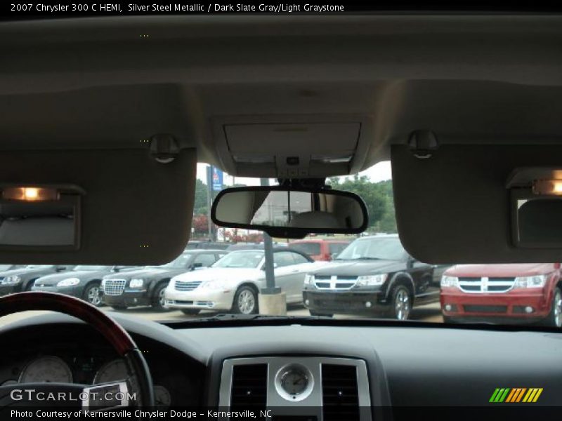 Silver Steel Metallic / Dark Slate Gray/Light Graystone 2007 Chrysler 300 C HEMI