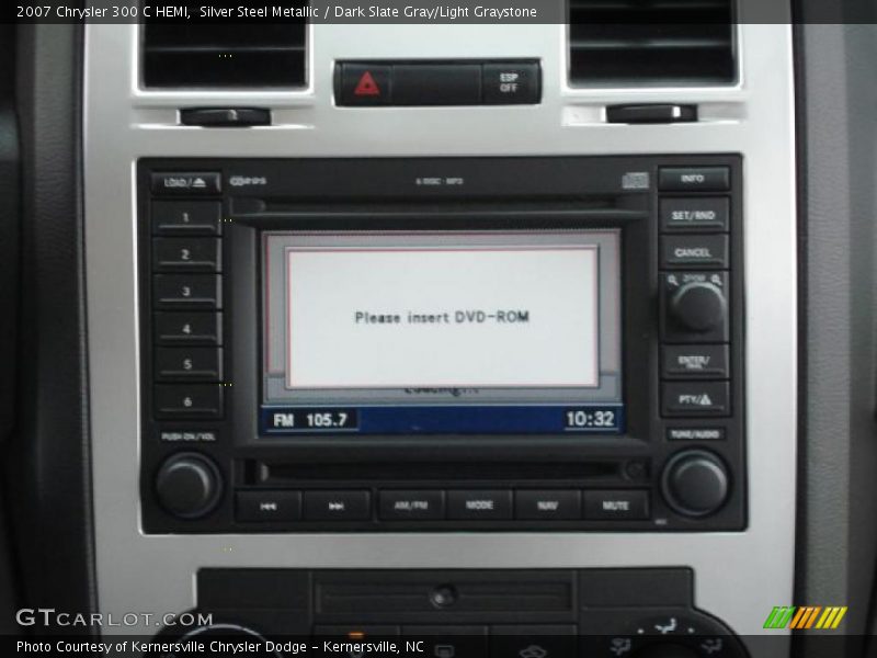 Silver Steel Metallic / Dark Slate Gray/Light Graystone 2007 Chrysler 300 C HEMI