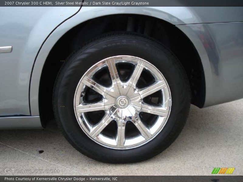 Silver Steel Metallic / Dark Slate Gray/Light Graystone 2007 Chrysler 300 C HEMI