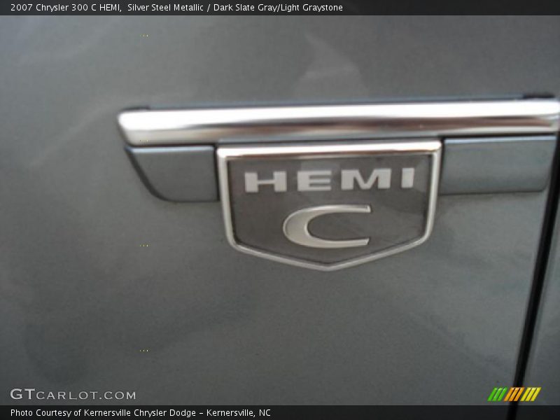 Silver Steel Metallic / Dark Slate Gray/Light Graystone 2007 Chrysler 300 C HEMI