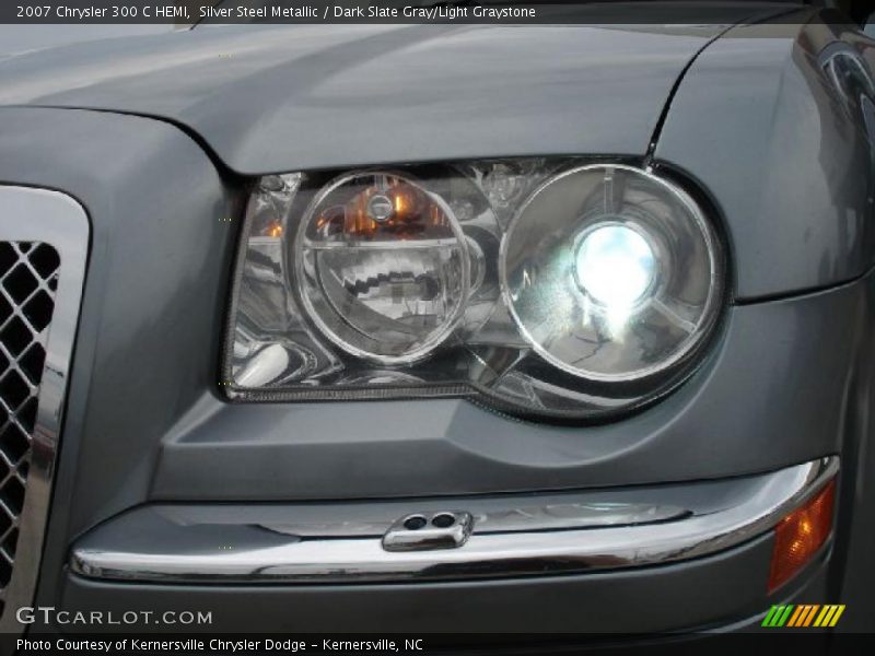 Silver Steel Metallic / Dark Slate Gray/Light Graystone 2007 Chrysler 300 C HEMI