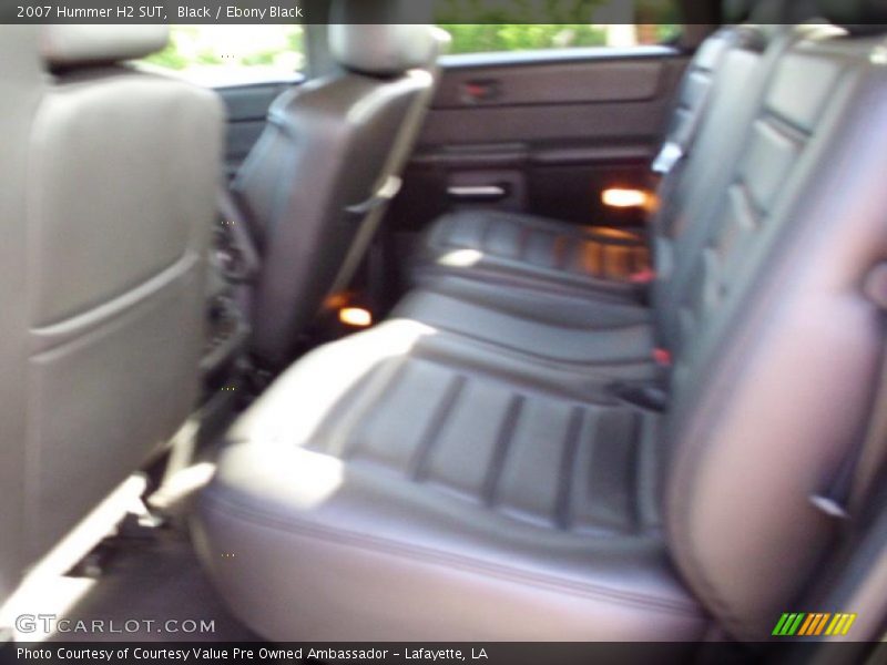 Black / Ebony Black 2007 Hummer H2 SUT
