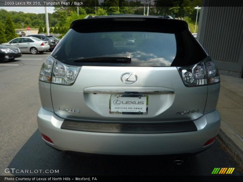 Tungsten Pearl / Black 2009 Lexus RX 350