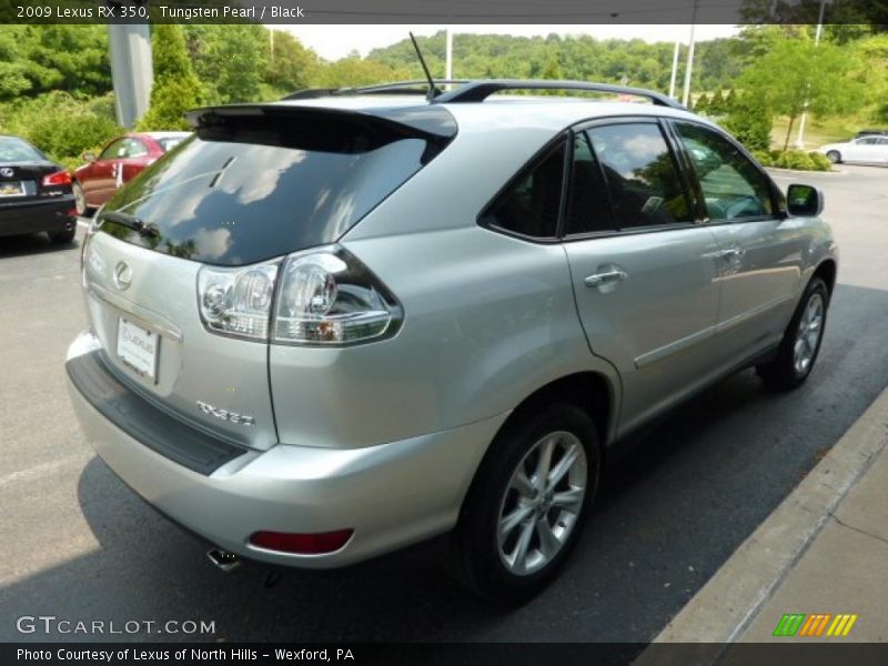 Tungsten Pearl / Black 2009 Lexus RX 350