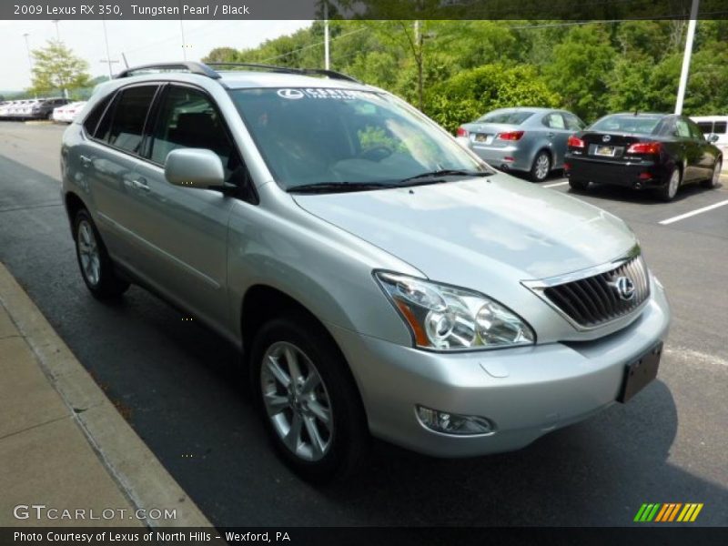 Tungsten Pearl / Black 2009 Lexus RX 350