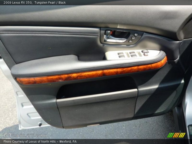 Tungsten Pearl / Black 2009 Lexus RX 350