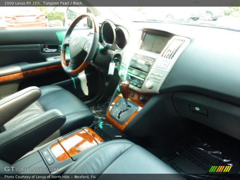 Tungsten Pearl / Black 2009 Lexus RX 350