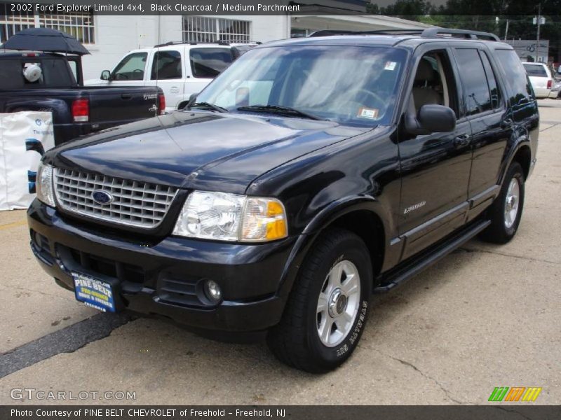 Black Clearcoat / Medium Parchment 2002 Ford Explorer Limited 4x4