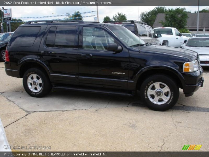 Black Clearcoat / Medium Parchment 2002 Ford Explorer Limited 4x4