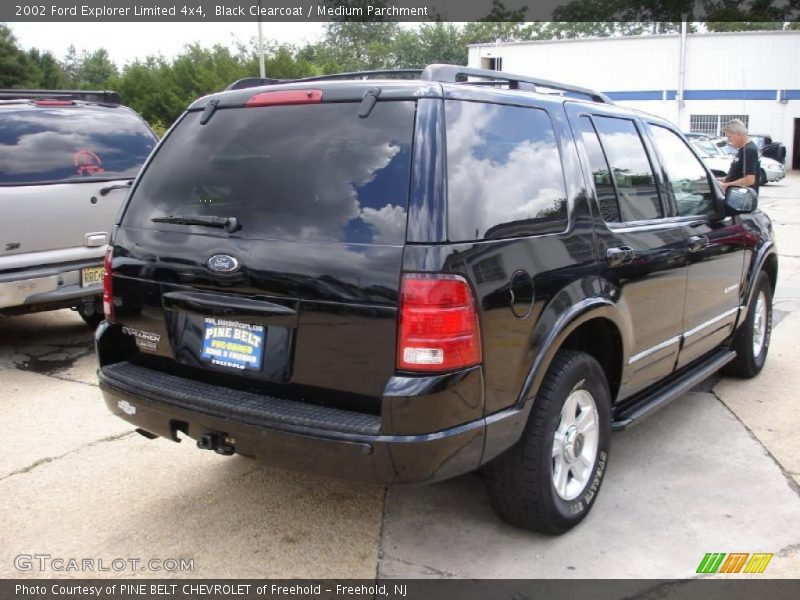 Black Clearcoat / Medium Parchment 2002 Ford Explorer Limited 4x4