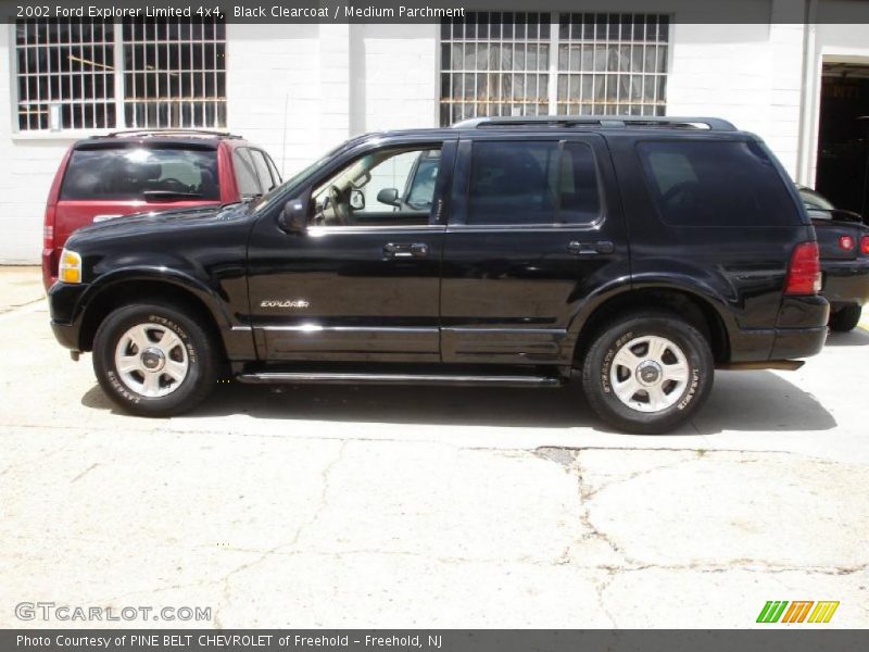Black Clearcoat / Medium Parchment 2002 Ford Explorer Limited 4x4