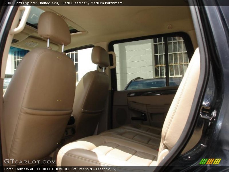 Black Clearcoat / Medium Parchment 2002 Ford Explorer Limited 4x4