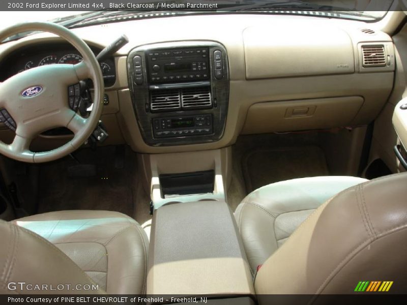 Black Clearcoat / Medium Parchment 2002 Ford Explorer Limited 4x4
