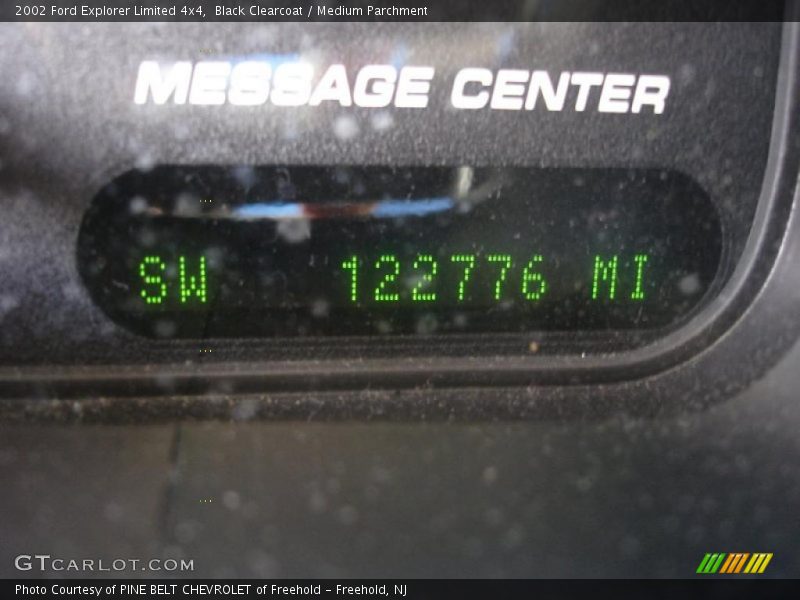 Black Clearcoat / Medium Parchment 2002 Ford Explorer Limited 4x4