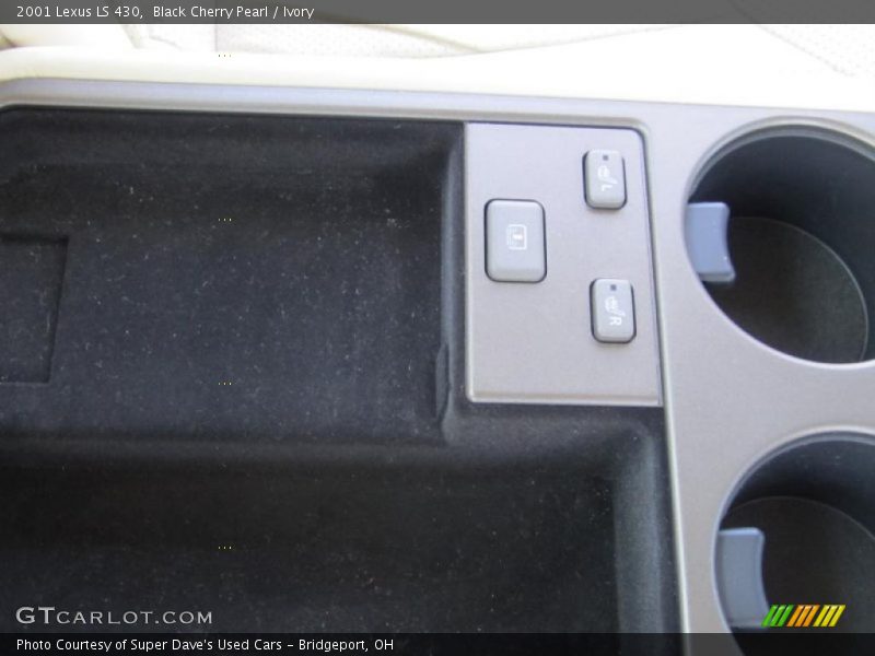 Black Cherry Pearl / Ivory 2001 Lexus LS 430