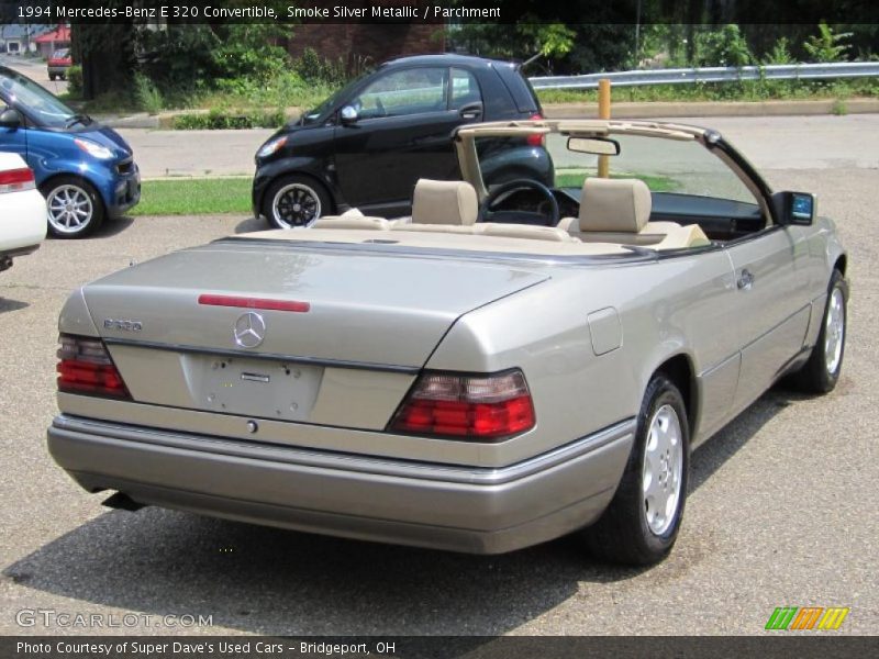 Smoke Silver Metallic / Parchment 1994 Mercedes-Benz E 320 Convertible