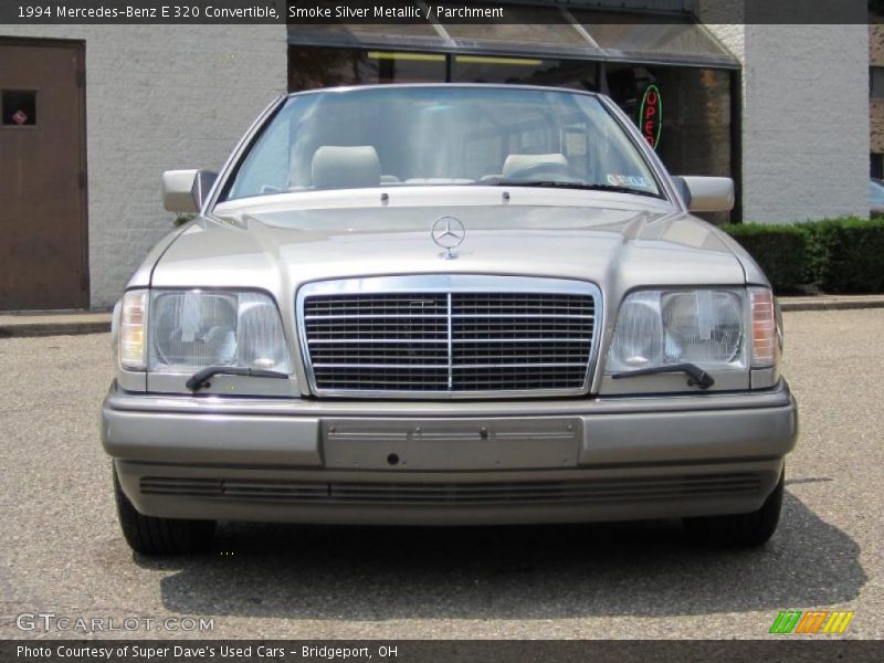 Smoke Silver Metallic / Parchment 1994 Mercedes-Benz E 320 Convertible