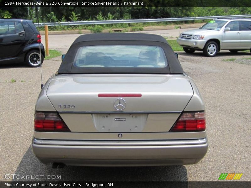 Smoke Silver Metallic / Parchment 1994 Mercedes-Benz E 320 Convertible