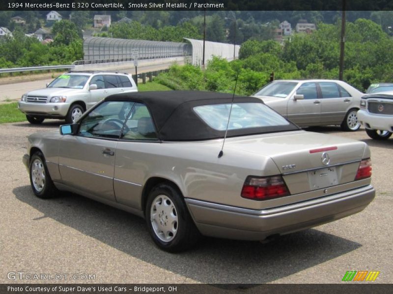 Smoke Silver Metallic / Parchment 1994 Mercedes-Benz E 320 Convertible